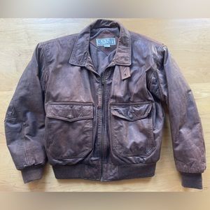 Avanti antique leather jacket